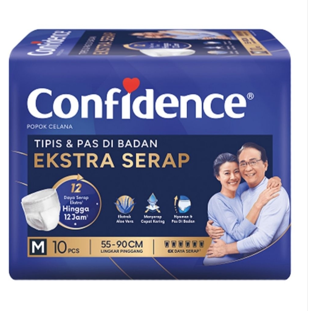 confidence extra serap popok dewasa M10