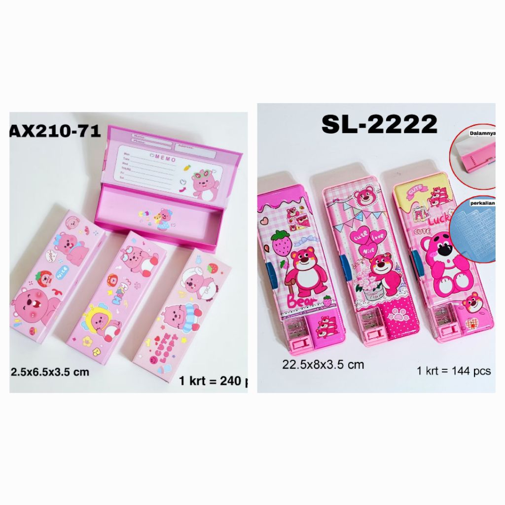 

Tempat Pensil Magnet Dus Karton Lipat 1 Susun Animal Cute Pororo Loopy KAX 210-71