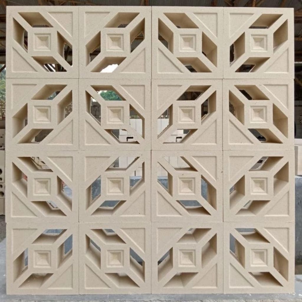 Roster beton rante corak/Loster beton ventilasi udara