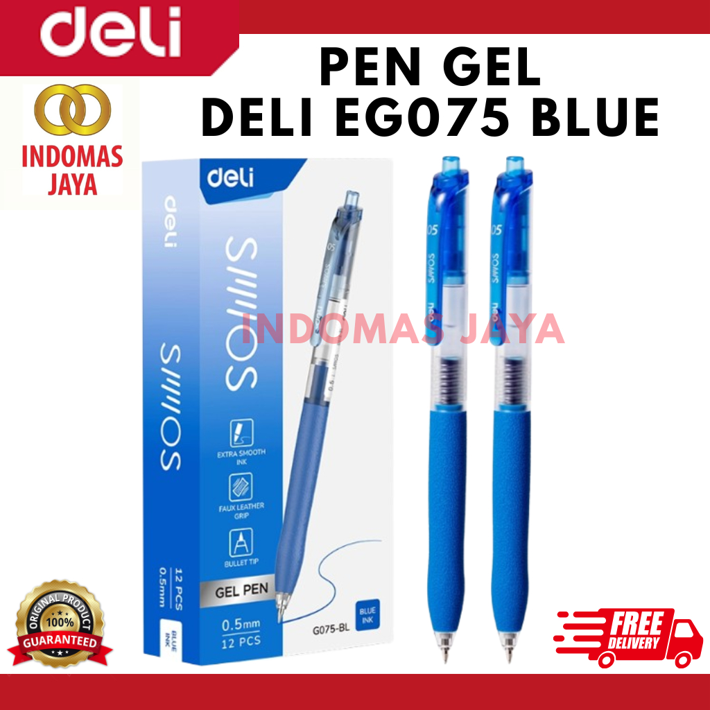 

Pensil GEL DELI EG075 BLUE