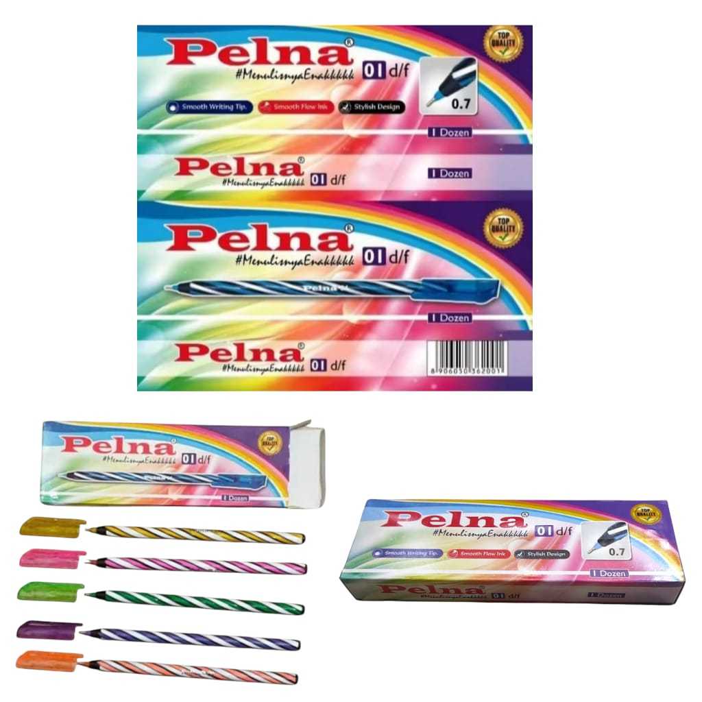 

Pulpen Pelna 1 Lusin / Pen Ulir / Pen Lilin Murah Meriah