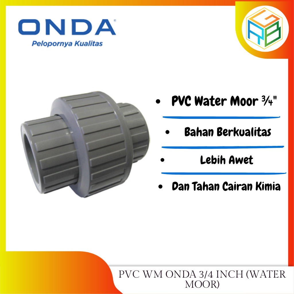 Water Mur 3/4" ONDA | WATER MOOR PVC WM ONDA