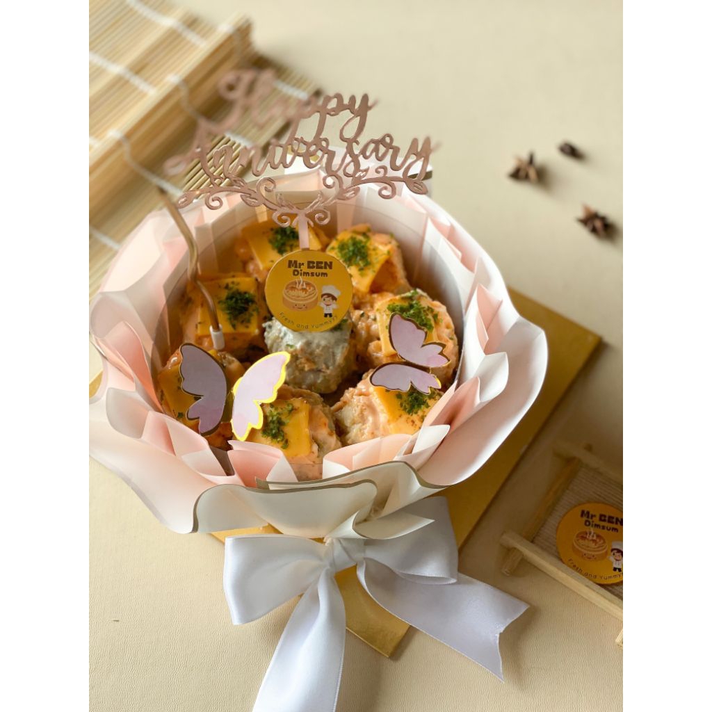 

Mr Ben Dimsum - Buket Dimsum Mentai Birthday isi 16 pcs