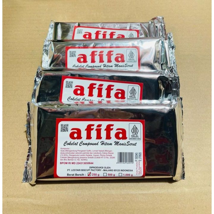 

Cokelat Batang - Chocolate Compound Afifah 250gr -