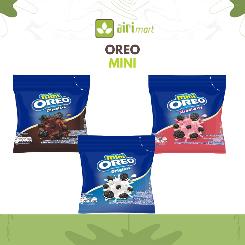 

Mini Oreo Biskuit Original Vanila, Coklat, Strawberry