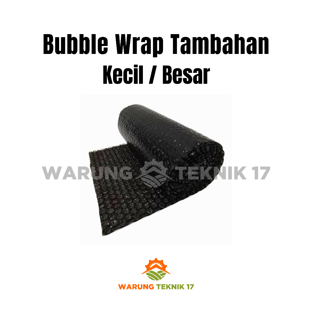 

[TAMBAHAN PACKAGING] Bubble Wrap Tambahan Packaging (Extra Safety)