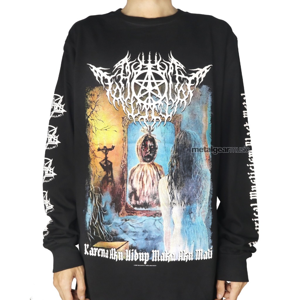 TAHLILAN - MAKA AKU MATI MG longsleeve / TSHIRT BLACK METAL ORIGINAL / BAJU DISTRO CASUAL KEREN KATU