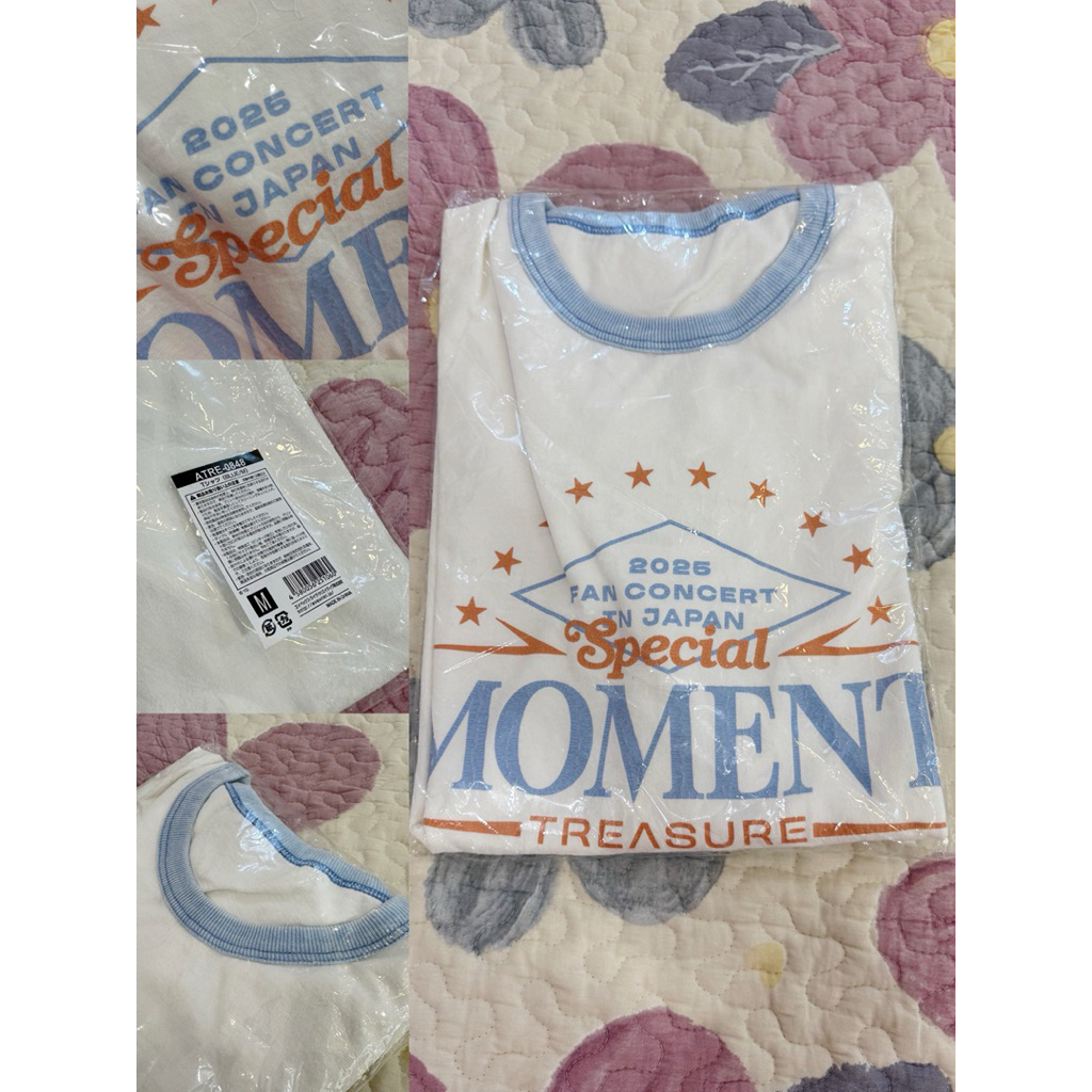[PRELOVED] TREASURE OFFICIAL TSHIRT SPECIAL MOMENT BLUE UK. M