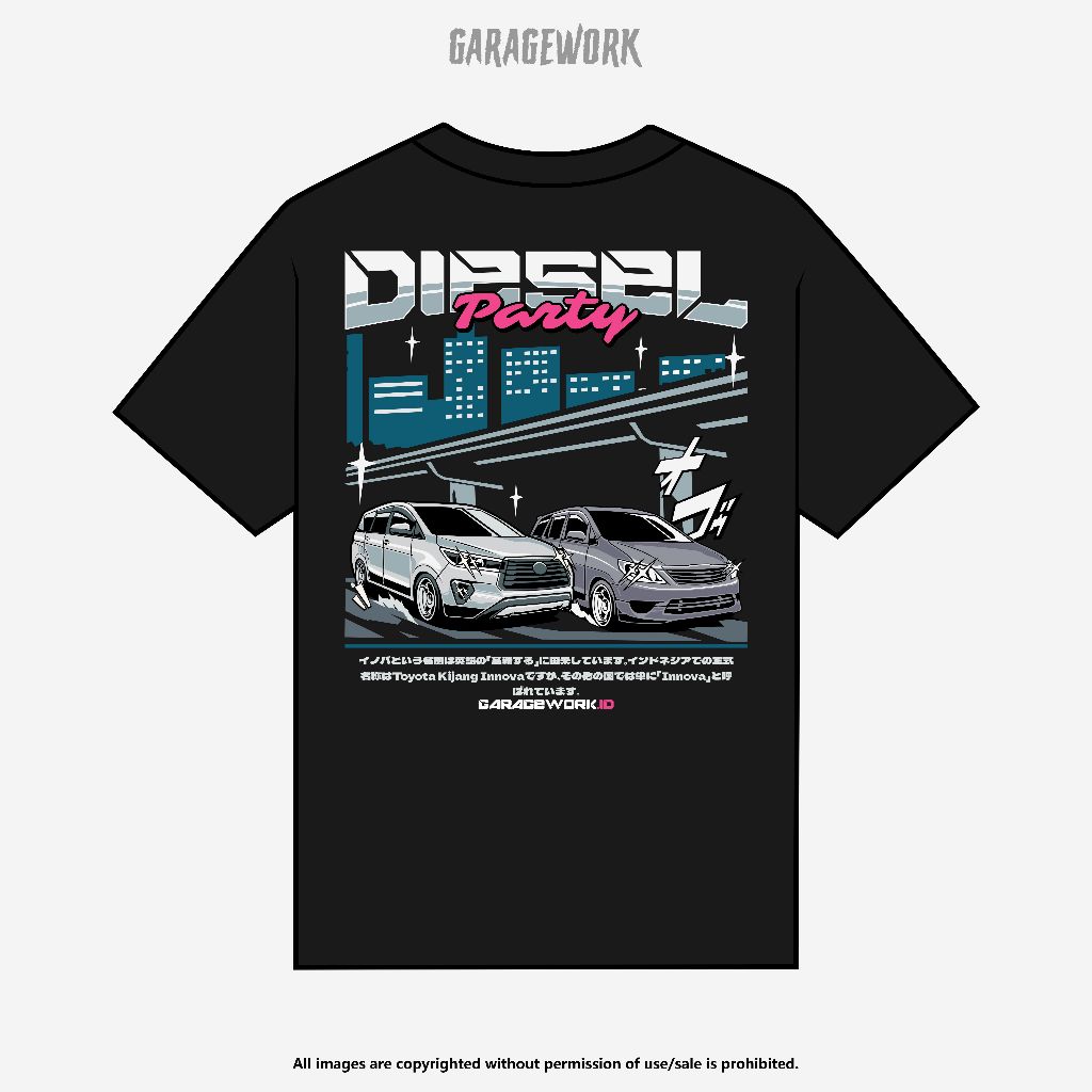 Kaos Mobil kijang innova diesel party