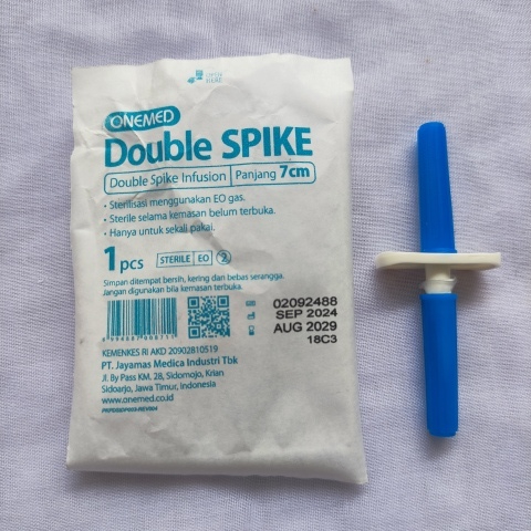 Onemed Double Spike Transofix Nacl Alat Infus Tusukan Nacl