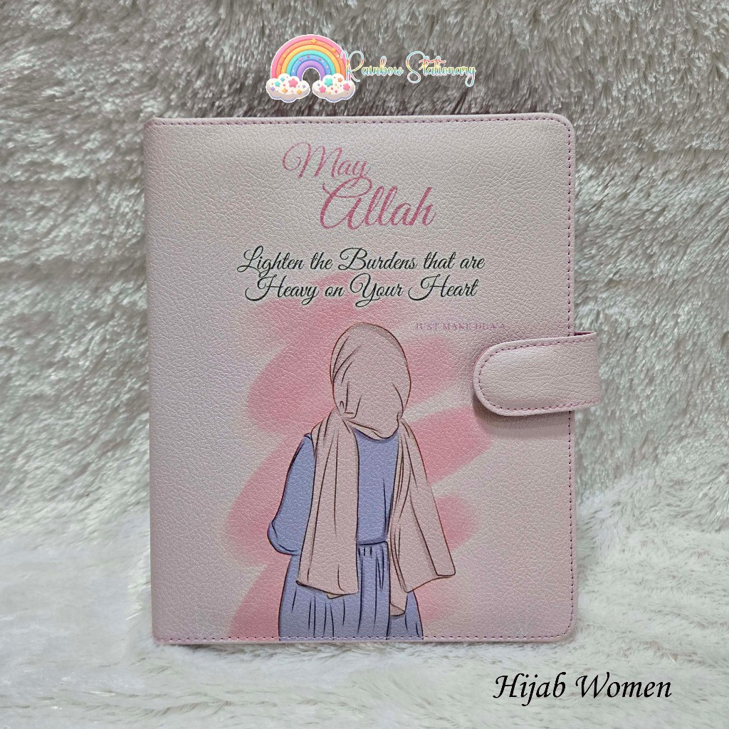

Binder costum nama Hijab May Allah