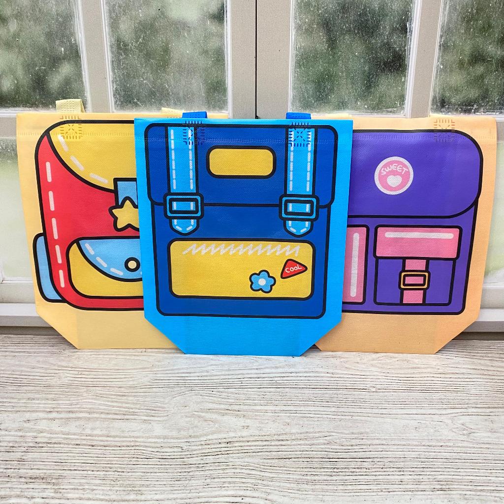 

Goodie Bag Gambar Ransel Tas Spunbound Lucu Bisa COD