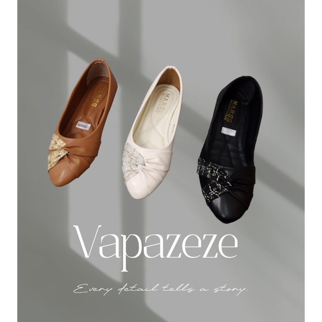 Flatshoes wanita pita rajut
