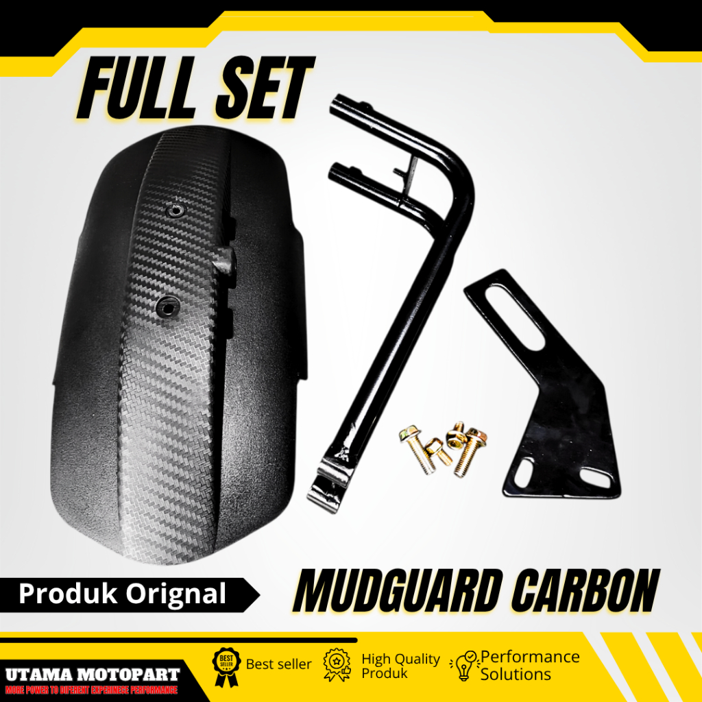 RB Mudguard Spakbor Kolong Belakang Penahan Lumpur Motor Vixion NINJA Megapro CBR 125 250 - MUDGUARD