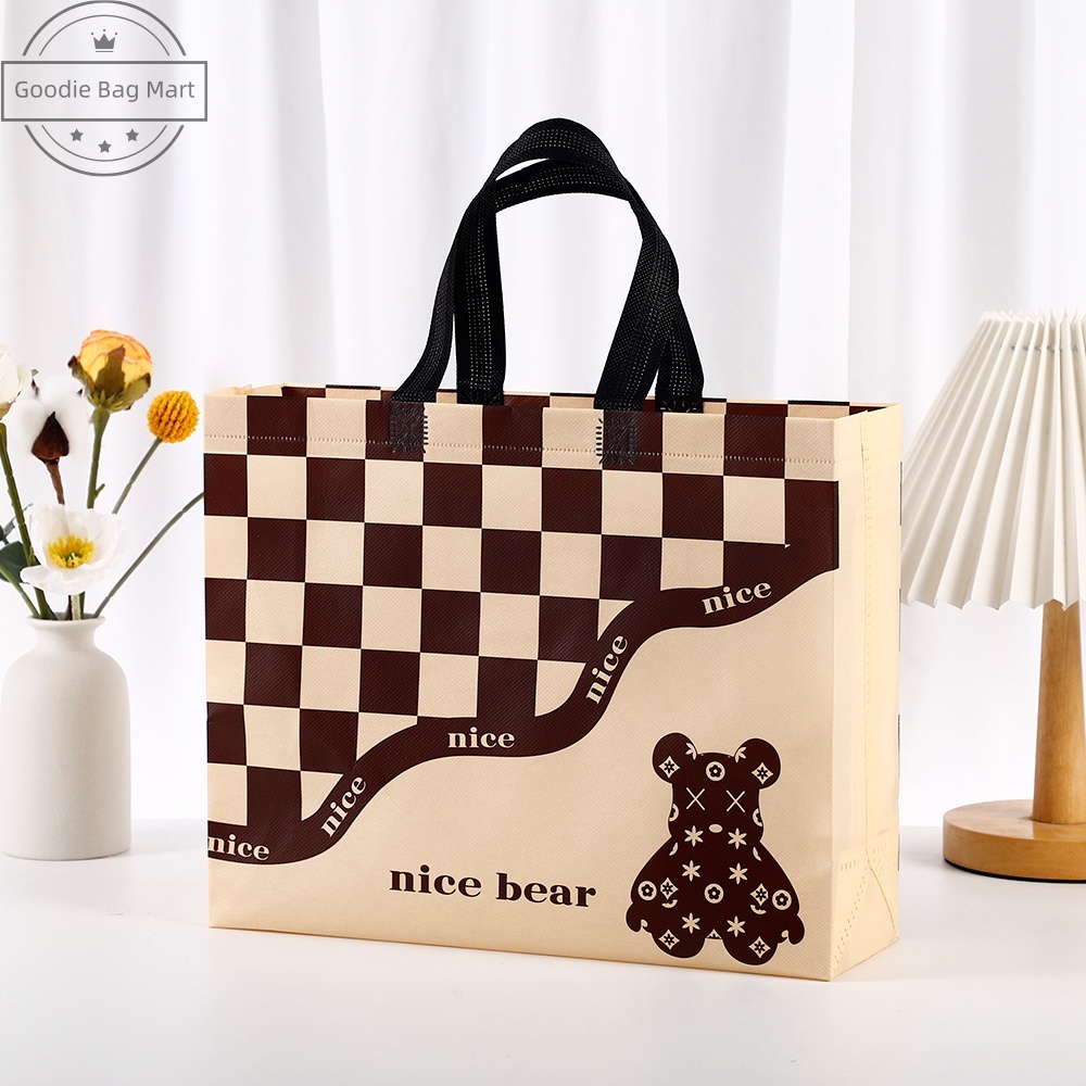

Membentuk-A35/Goodie bag-Tas Belanja tas Jinjing tas spunbond tas souvenir premium tebal dan kuat/Terlaris lipat jumbo/ waterproof/shopping bag Tas Belanja Murah Karakter Kartun