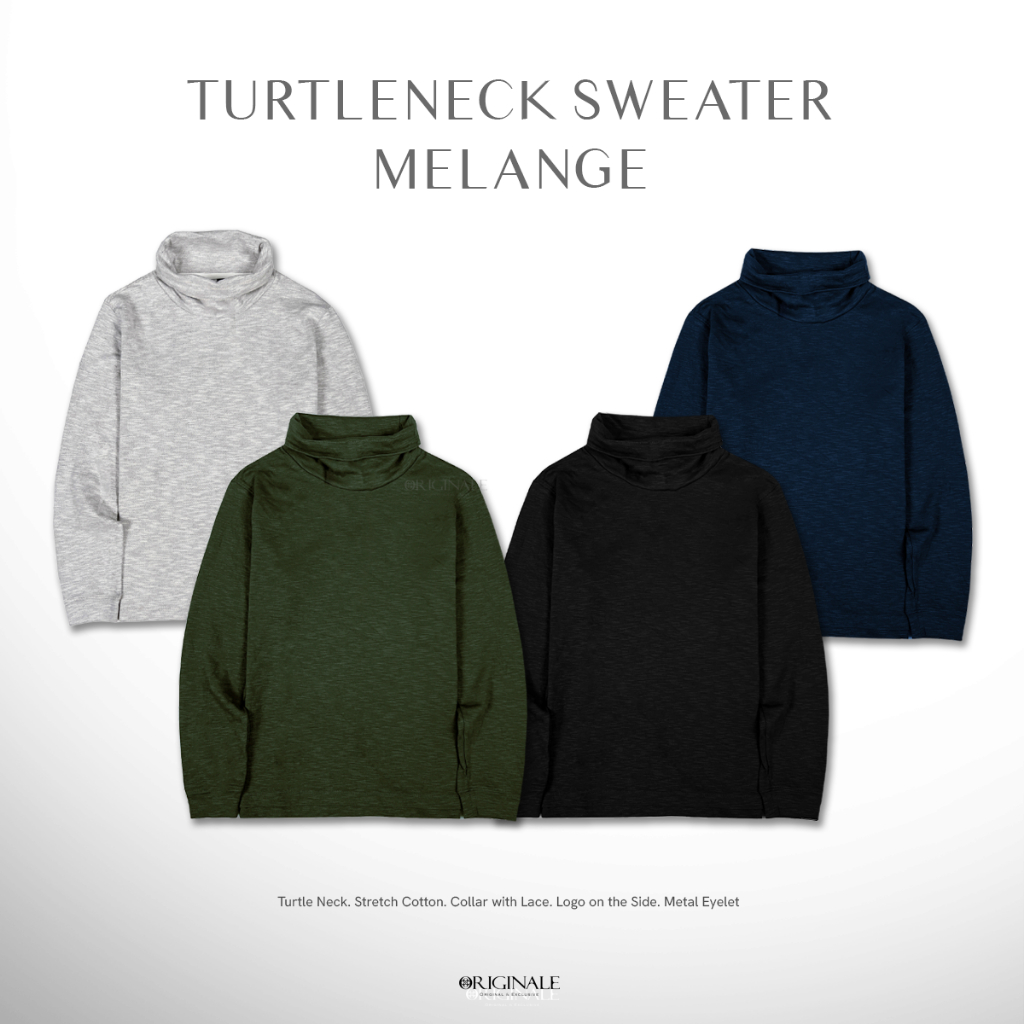 Turtle Neck Pria | Sweater Pria - Germany Turtle Neck Style Sweater by SVR