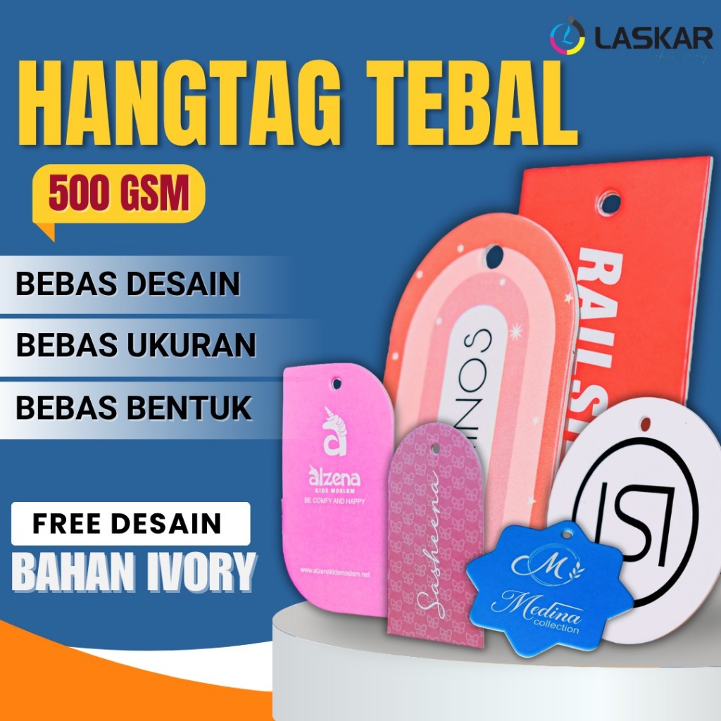 

hangtag tebal 500 gsm custom Hangtag custom hangtag merek hangtag baju hangtag pakaian