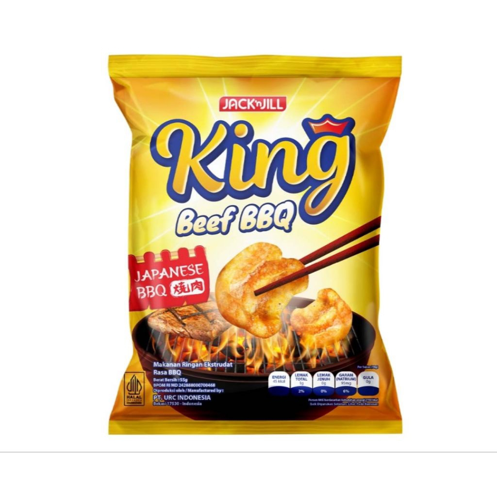

Jack 'n Jill King Snack Rasa Japanese BBQ 55 g