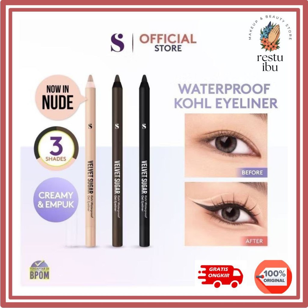 SOMETHINC Velvet Sugar Kohl Waterproof Gel Eyeliner// eyeliner