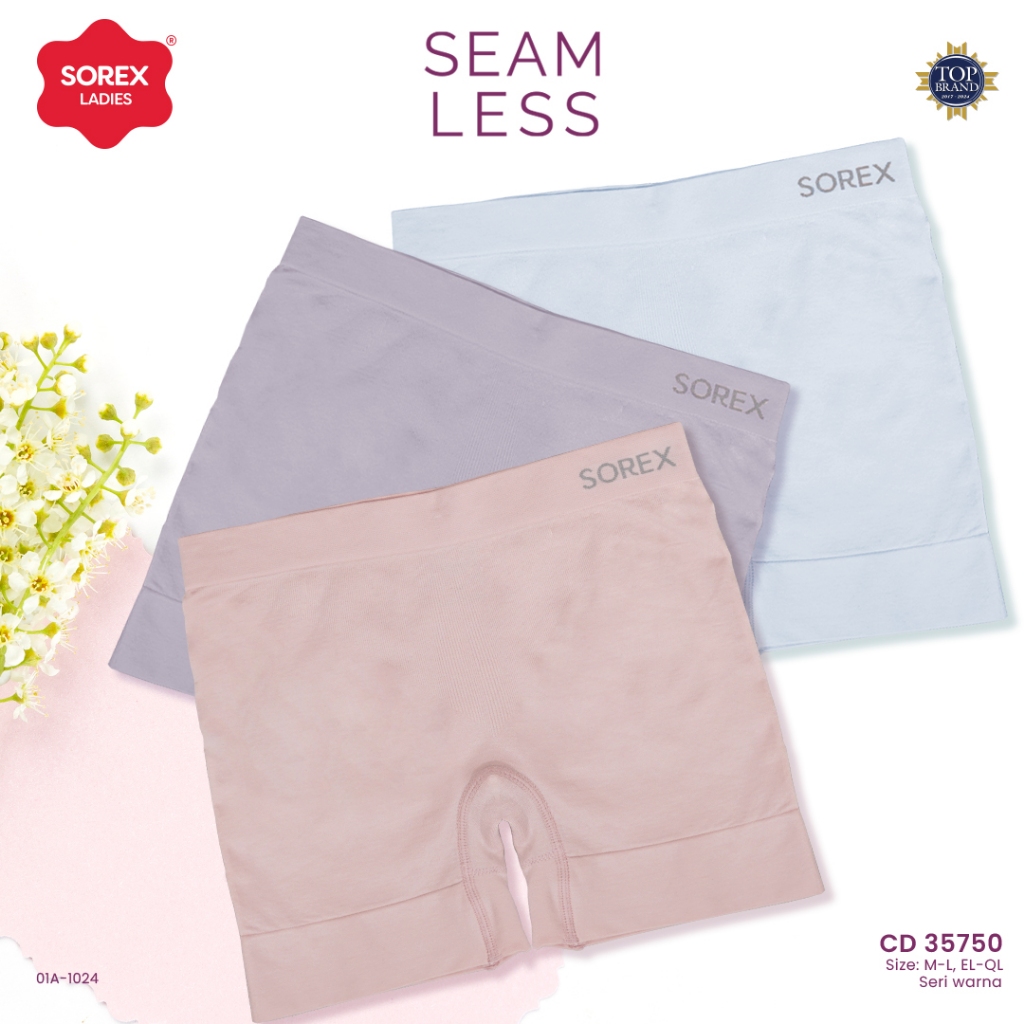 2 SOREX 35750 - SEAMLESS BOXER - Celana Dalam Wanita BOXER