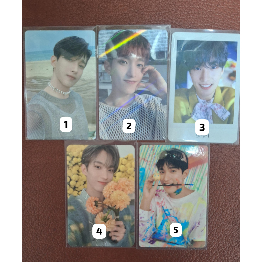 [READY STOCK] PHOTOCARD SEVENTEEN LEE DOKYEOM, DK, DK ATTACA, DK CEMONG, DK BUNGA, DK NANATOUR SET