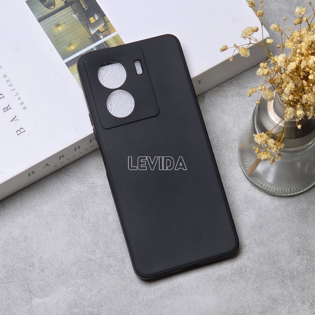 Iqoo Z7 Iqoo Z7X Softcase Macaron Square Black / Case Square Black Edge Case Iqoo Z7 Iqoo Z7X