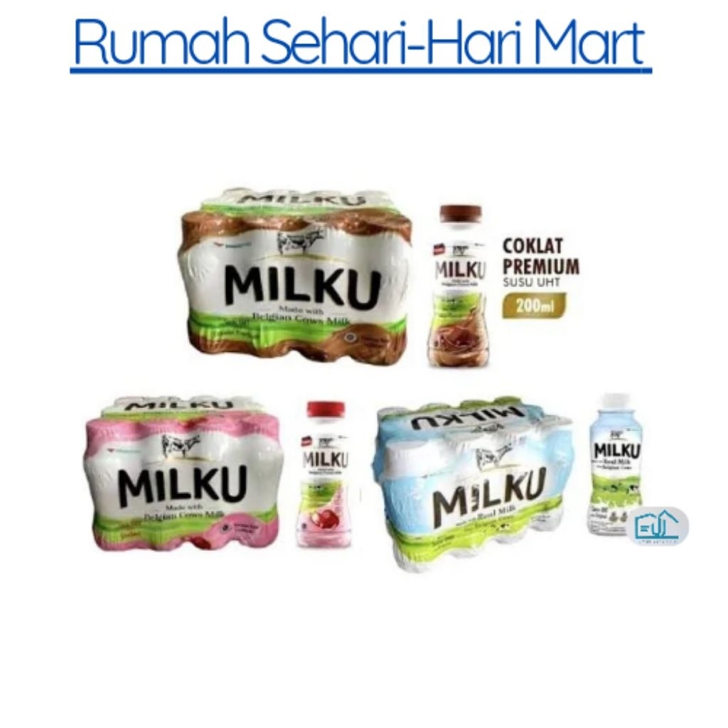 

Milku Susu Botol 200ml Isi 12 (1 Karton) – Coklat / Strawberry / Original