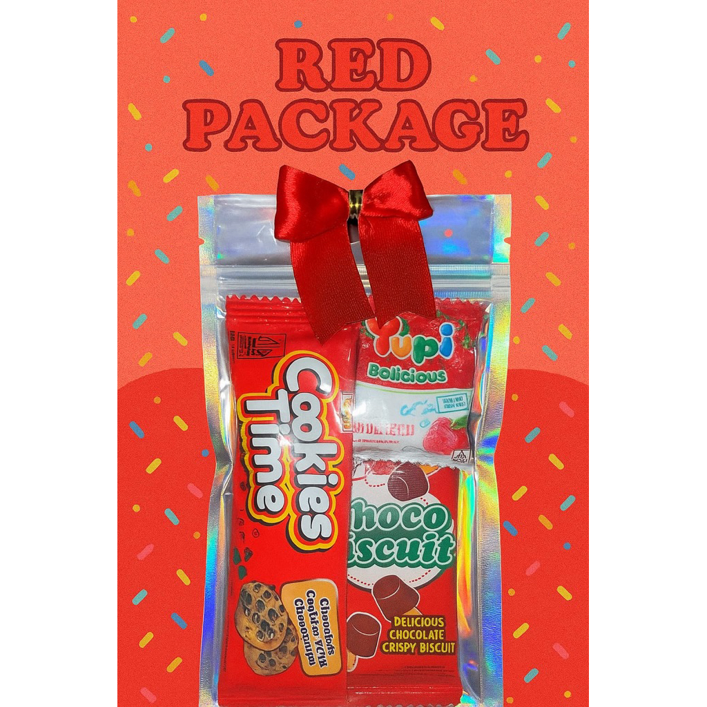 

Mini Gift Snack glossy Red ~ Mini Hampers ~ Mini Gift Ulang Tahun