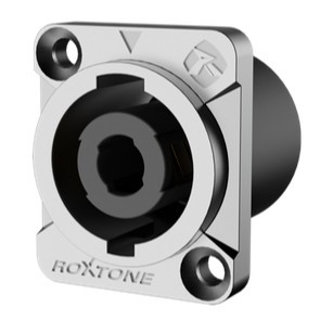 SOKET SPEAKON 4 PIN IP 66 WATERPROOF SILVER MATRIX ROXTONE RS4MD-WP  / SOKET SPIKON 4 PIN / SOKET SP