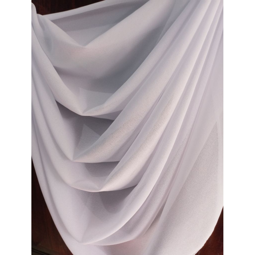 Drappery Pengantin/ Hiasan dada pengantin/ gaun akad syari