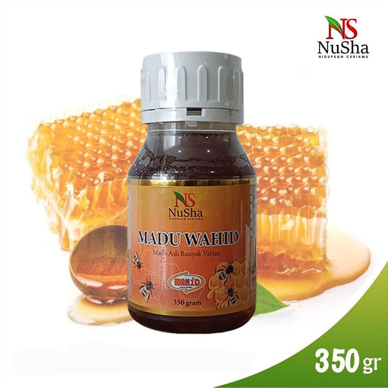 

NUSHA - Madu Wahid Nusha Varian Madu Kaliandra Isi 350gr - Madu Asli Banyak Varian