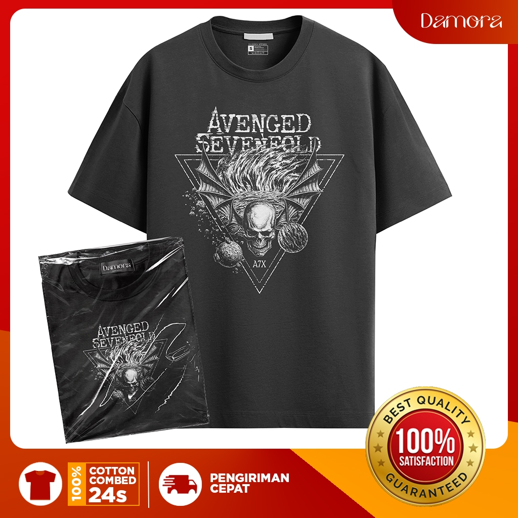 DAMORA - Kaos Distro Original - Kaos Band - Kaos Karakter - Kaos Murah - Baju Kaos Distro - Kaos 24s