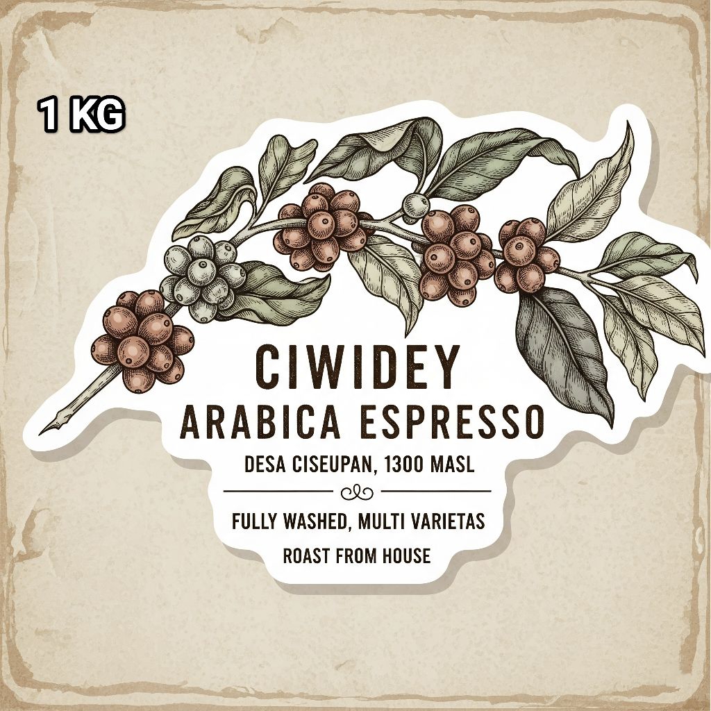 

BIJI KOPI 1 KG ARABIKA ESPRESSO JAVA PREANGER CISEUPAN (CIWIDEY) ROASTED BEANS