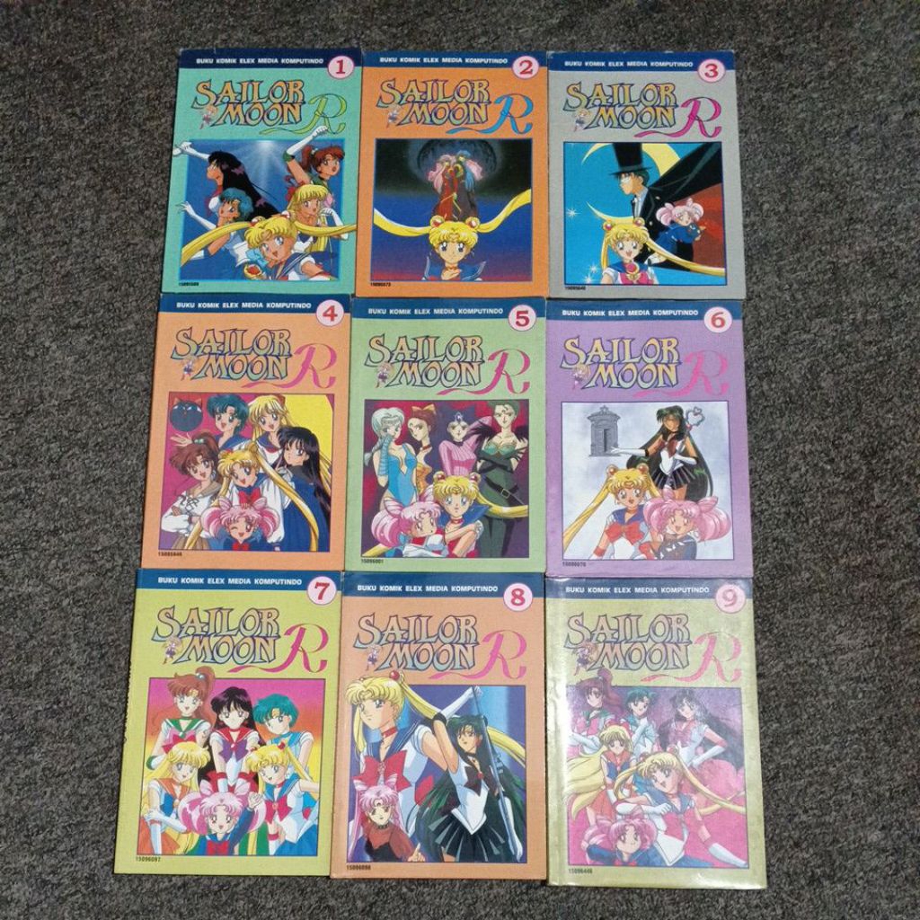 Set Komik Sailormoon R 1-9