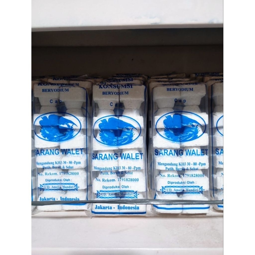 

Garam Bata Cap Sarang Walet Super Berat 600 Gram /Garam Briket Beryodium / Bumbu Dapur