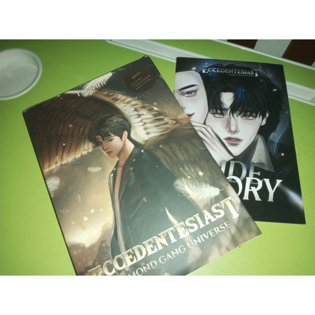 [preloved] Eccedentesiast (free jacket book dan bookmark character) novel original