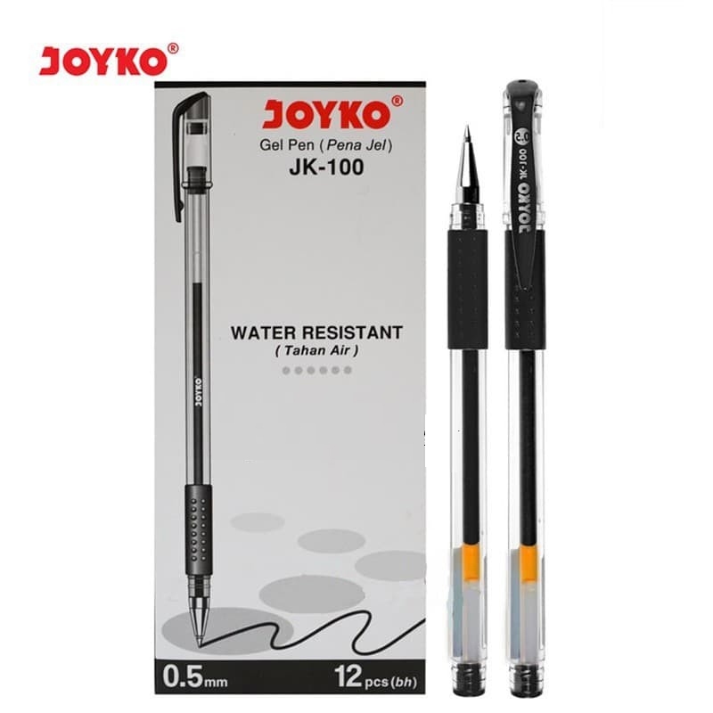 

Pulpen Joyko JK100 NT isi 12 pcs Tinta Hitam