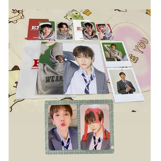 Baekhyun photocard exo season greeting 2024 photopack DO pc chen trading card sg24 suho tc official 