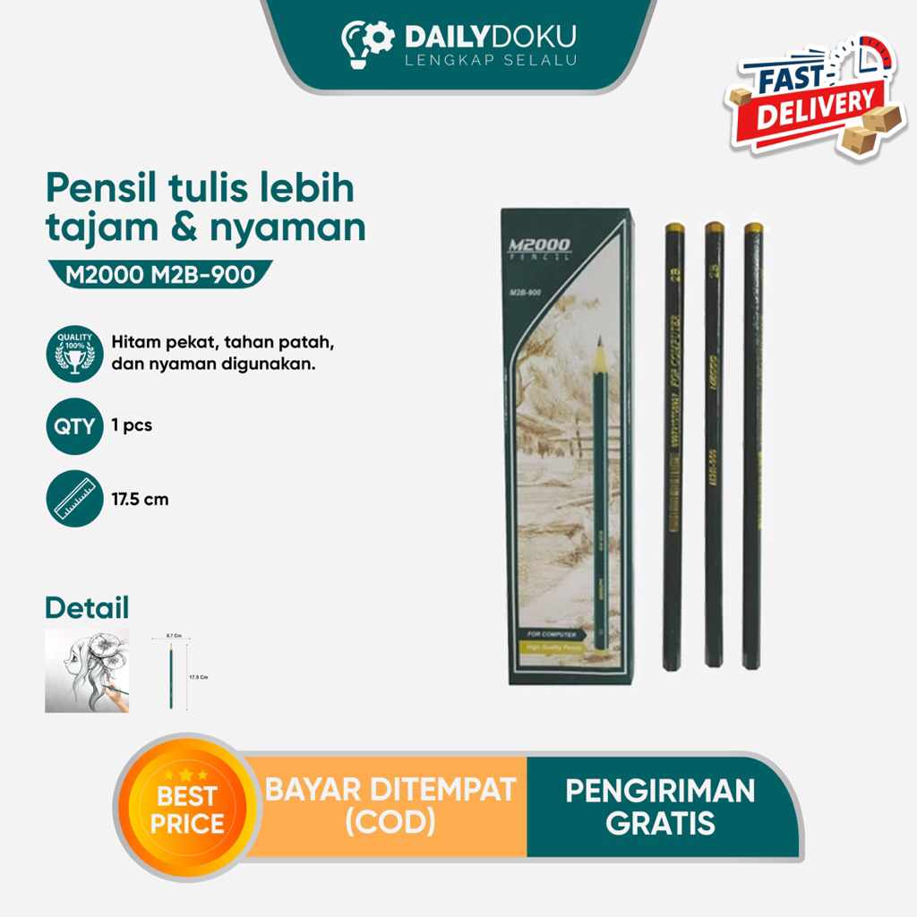 

Pensil Pencil 2B M2000 M2B-900