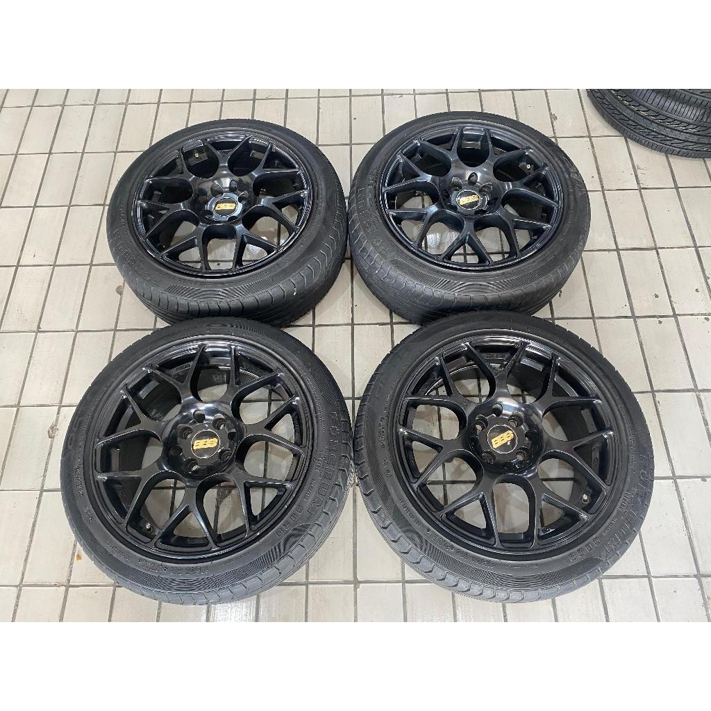 Velg Mobil Second BBS Ring 16 Lubang 4x100 4x114 + ban 195 50 r16 Cocok BRIO AGYA AYLA MAZDA DLL