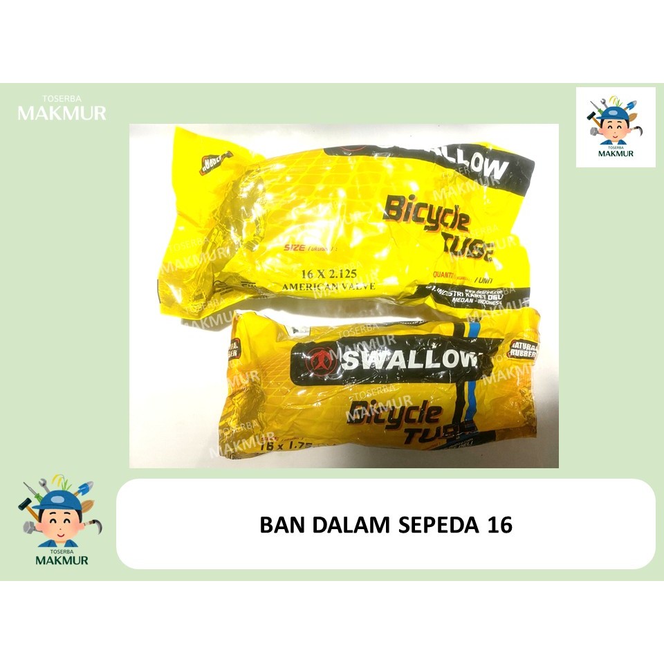 BAN DALAM SEPEDA 16 X 1.75/2.125 SEPEDA ANAK / MINI / BMX / KECIL