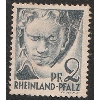 

a 10412 SATU BUAH PRANGKO RHEINLAND PLALZ NOMINAL 2 PFENNIG DENGAN KONDISI BELUM ADA CAP