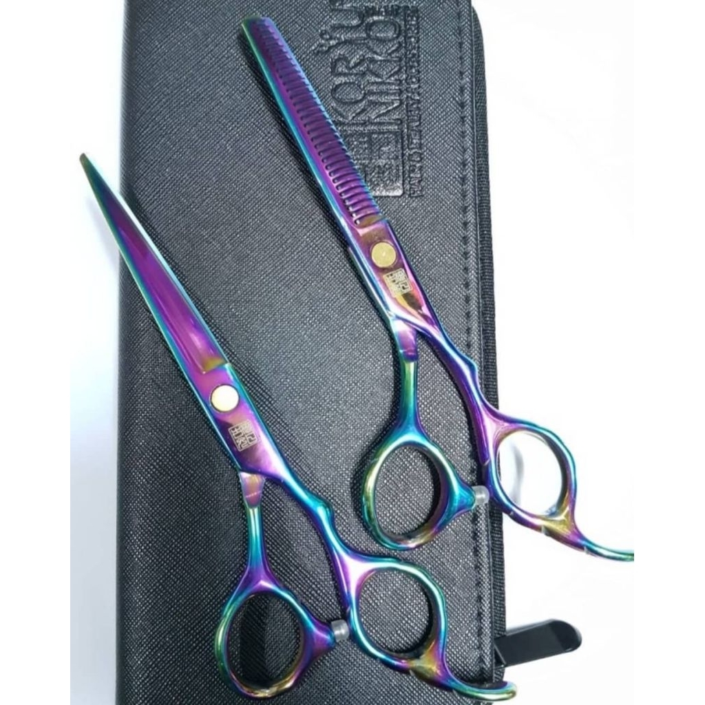 

Gunting koryu nikko kn 630 original rainbow 6 inch