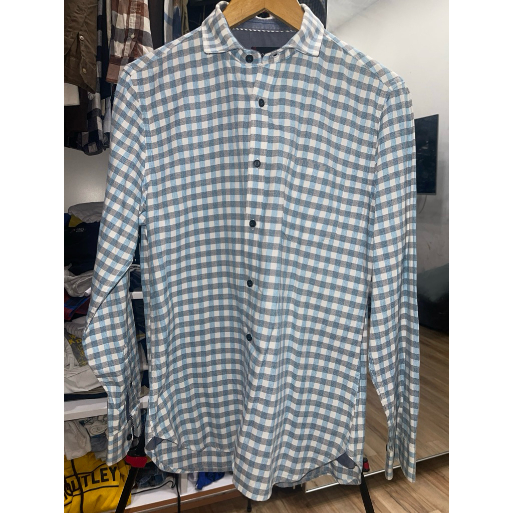 moc motif kotak / kemeja  / kemeja lengan panjang