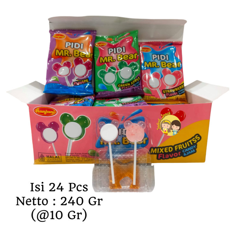 

GROSIR - Permen Miki Ranjani 24 X 10 Gr Rasa Selai Buah by Jadoel_Snack