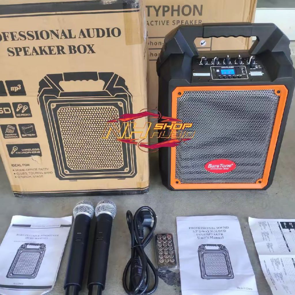 Speaker Aktif Portable Baretone Wireless Meeting MAX06M MAX 06M Original 6in 6 inch Garansi Resmi MA