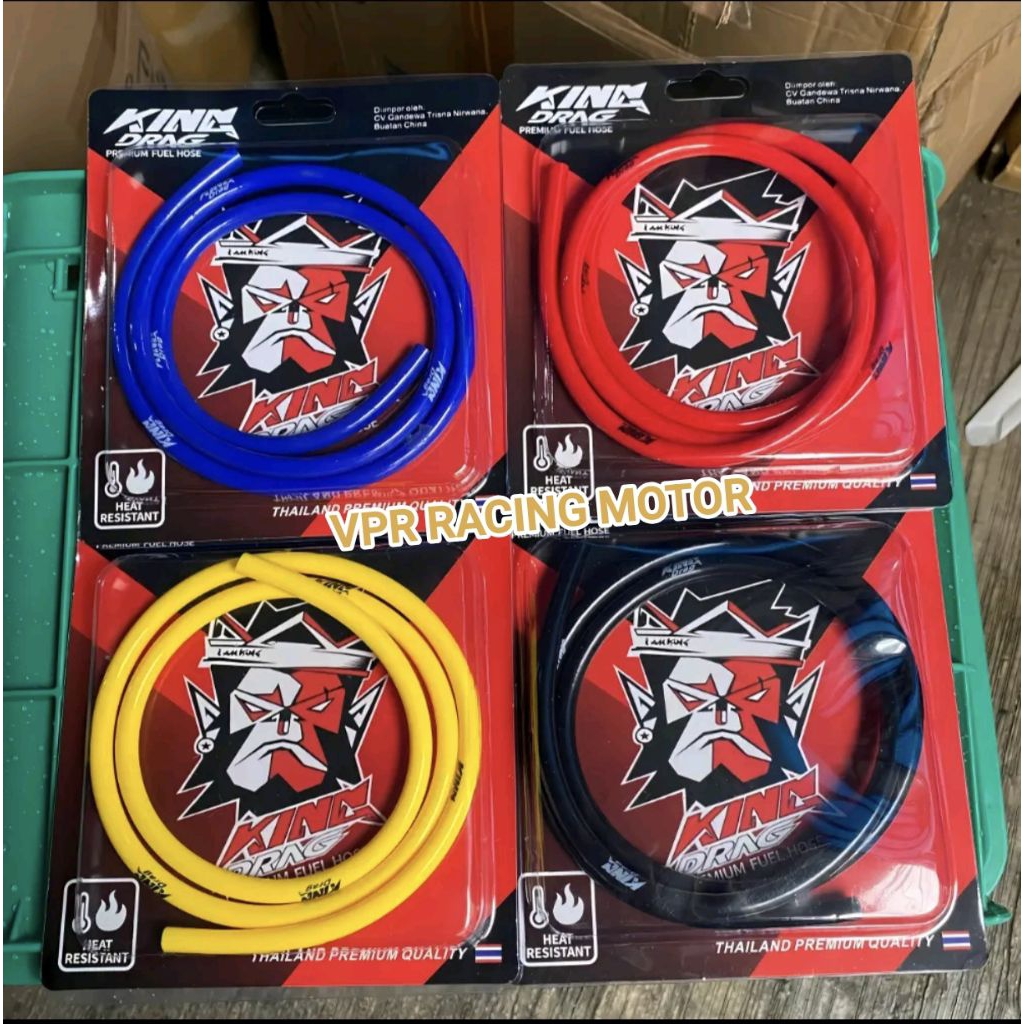 SELANG BENSIN KING DRAG IMPORT SELANG HAWA BENSIN MOTOR UNIVERSAL MODEL KING DRAG ORIGINAL