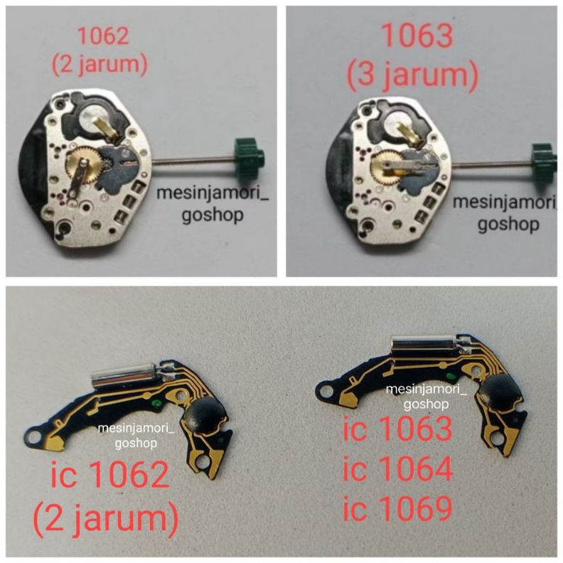 KODE C52K mesin jam 162 163 ic 162 163 spul 162 swiss original