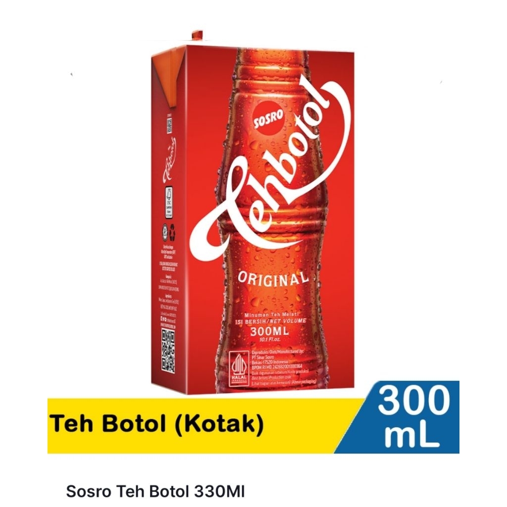 

TEH BOTOL SOSRO 300 ml