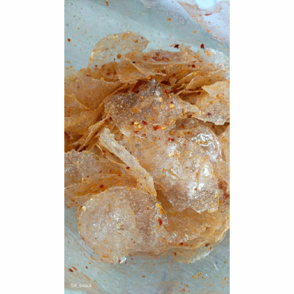 

kripik kaca pedas gurih renyah isi 50 g